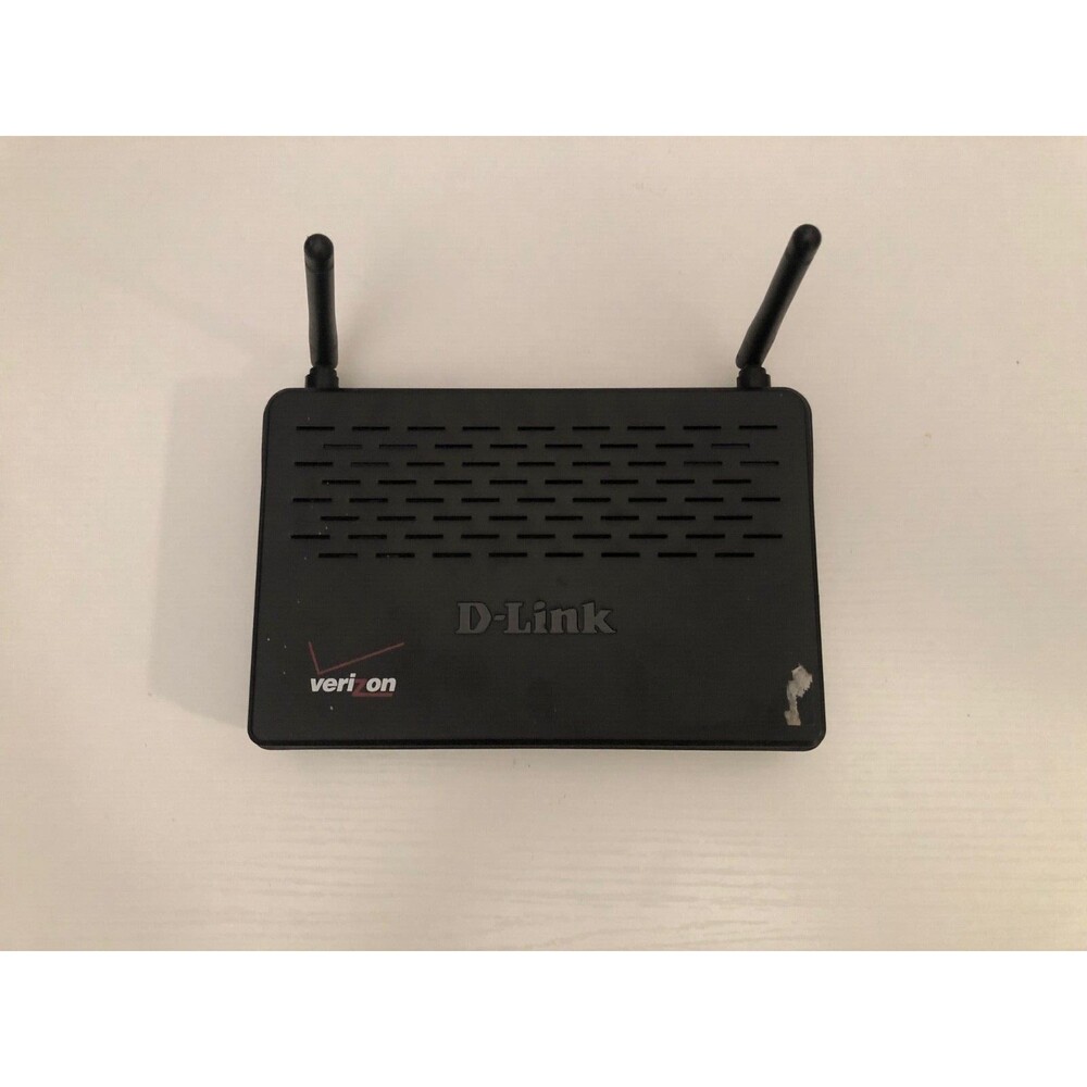 D-Link Verizon Internet Router DSL-2750B 300 Mbps Black 4-Port Wireless-N ADSL2+